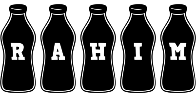Rahim bottle logo