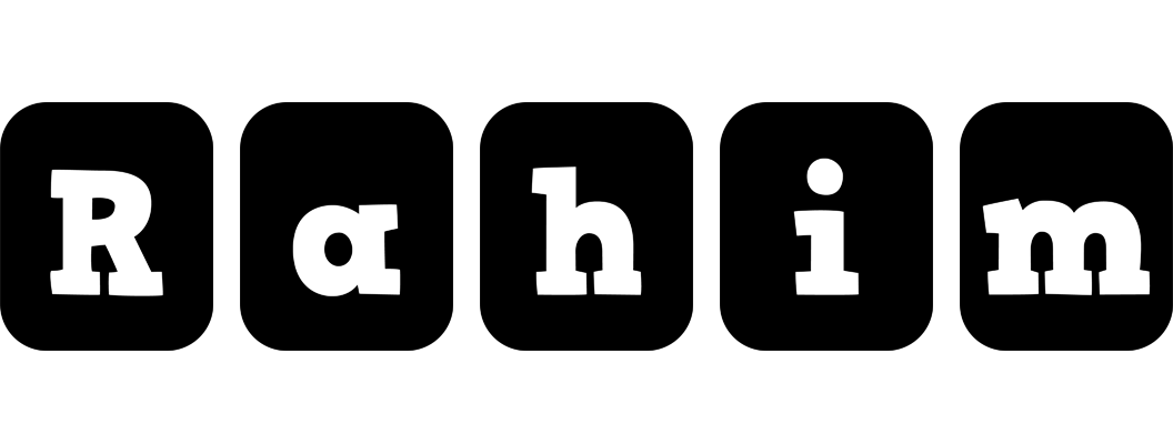 Rahim box logo