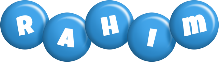 Rahim candy-blue logo