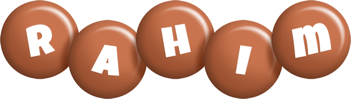 Rahim candy-brown logo