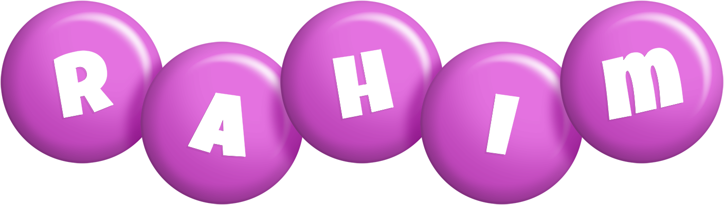 Rahim candy-purple logo