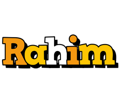 Rahim cartoon logo