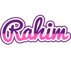 Rahim cheerful logo