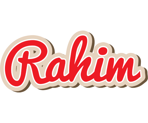 Rahim chocolate logo