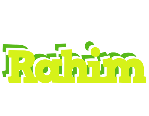 Rahim citrus logo