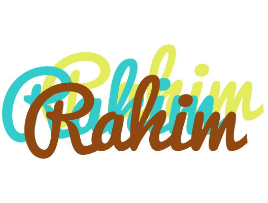 Rahim cupcake logo