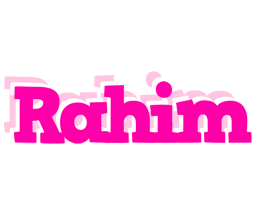 Rahim dancing logo