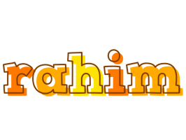 Rahim desert logo