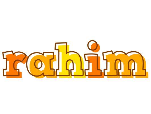 Rahim desert logo