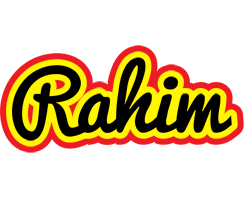 Rahim flaming logo