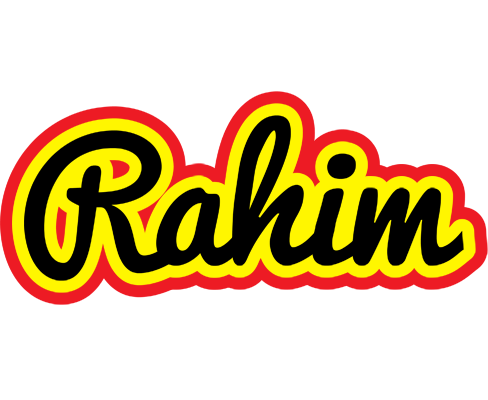 Rahim flaming logo