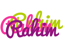 Rahim flowers logo
