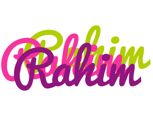 Rahim flowers logo