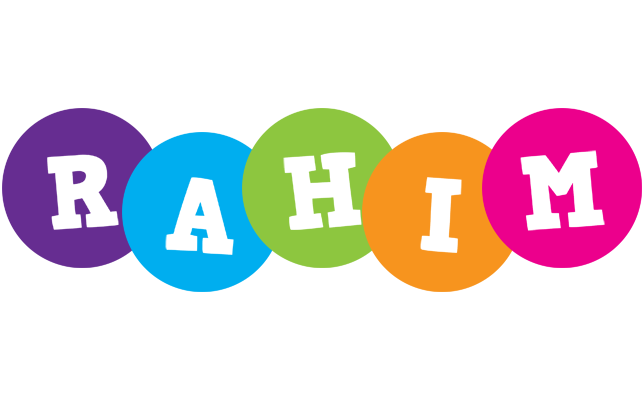 Rahim happy logo