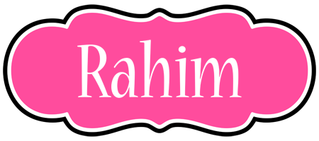 Rahim invitation logo