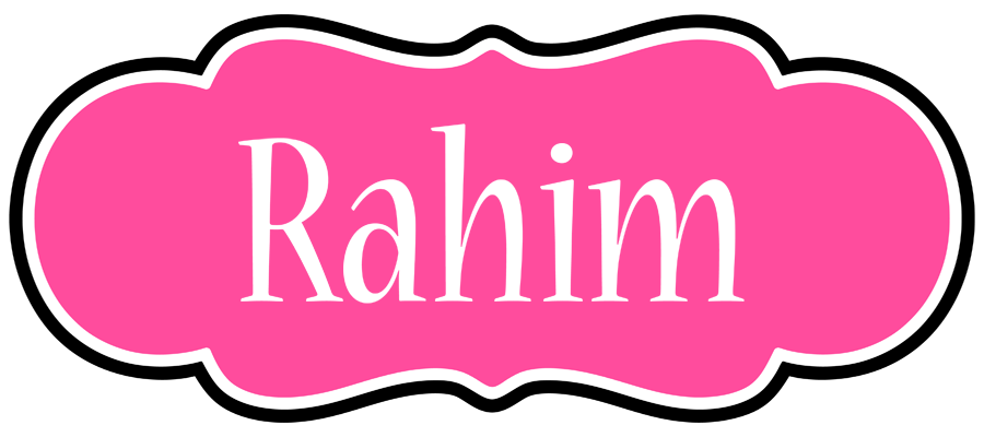Rahim invitation logo