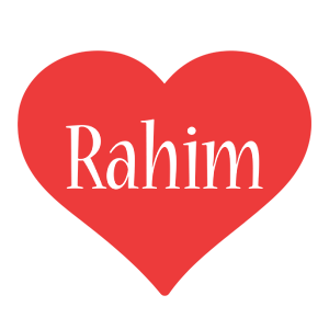 Rahim love logo