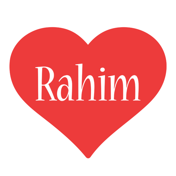 Rahim love logo