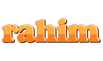 Rahim orange logo