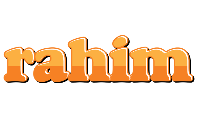 Rahim orange logo