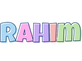 Rahim pastel logo