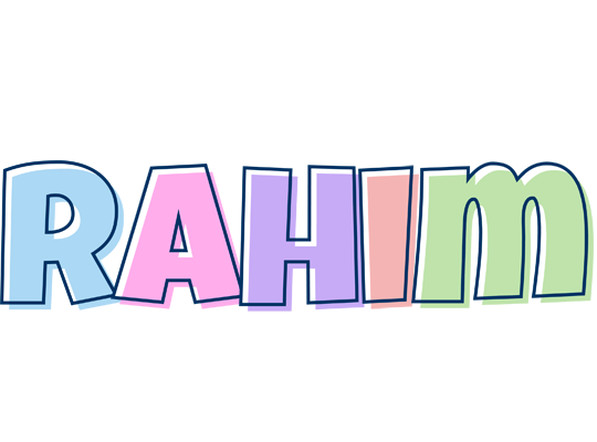 Rahim pastel logo