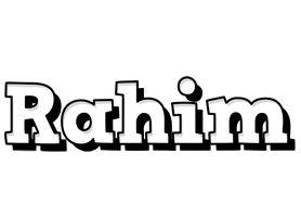 Rahim snowing logo
