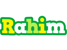 Rahim soccer logo