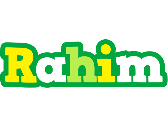 Rahim soccer logo