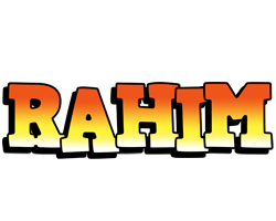 Rahim sunset logo
