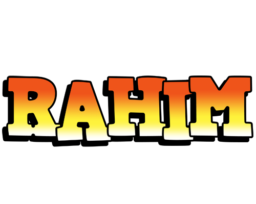 Rahim sunset logo
