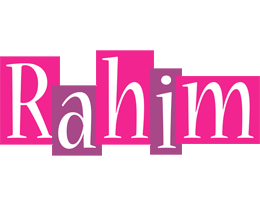 Rahim whine logo