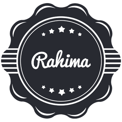 Rahima badge logo