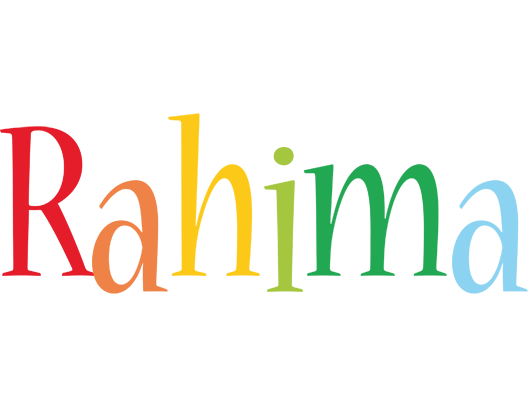 Rahima birthday logo