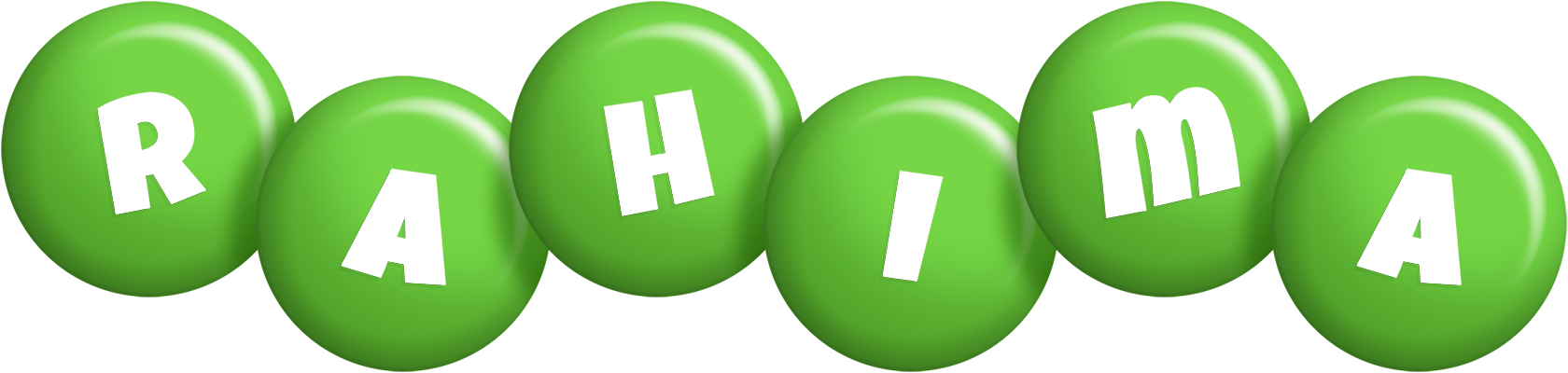 Rahima candy-green logo