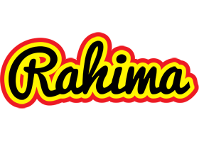 Rahima flaming logo