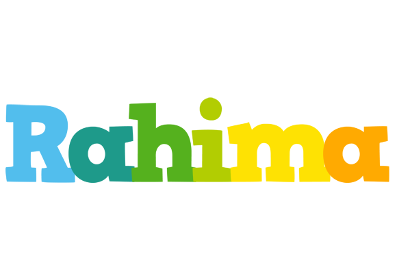 Rahima rainbows logo