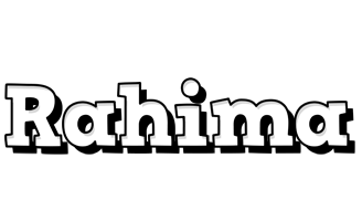 Rahima snowing logo