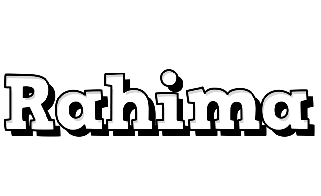 Rahima snowing logo