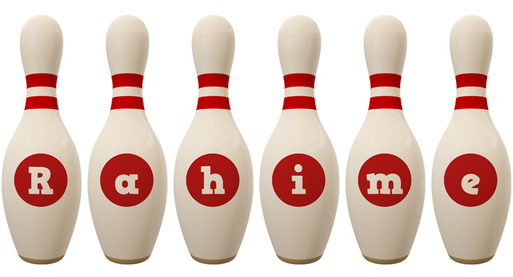 Rahime bowling-pin logo