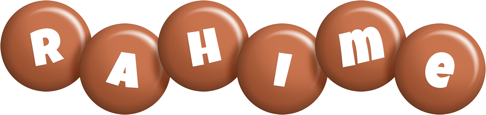 Rahime candy-brown logo
