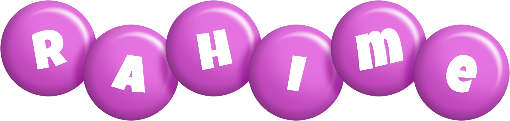 Rahime candy-purple logo