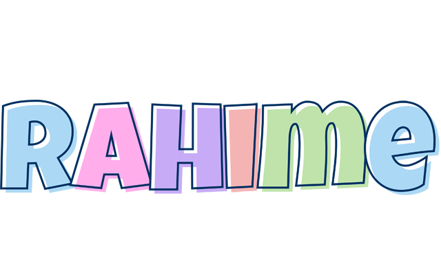 Rahime pastel logo