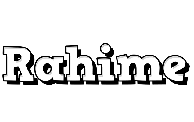 Rahime snowing logo