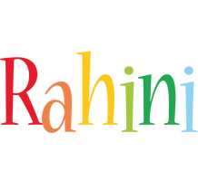 Rahini birthday logo
