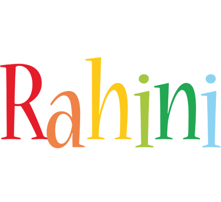 Rahini birthday logo