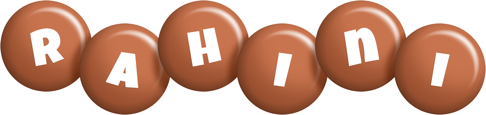 Rahini candy-brown logo