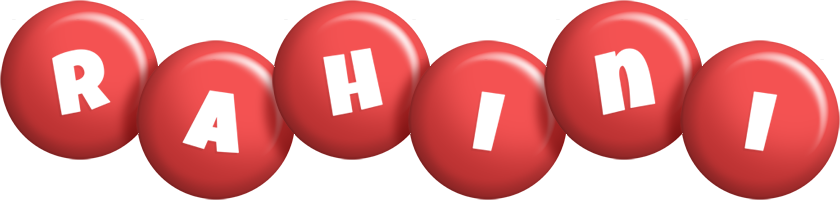 Rahini candy-red logo