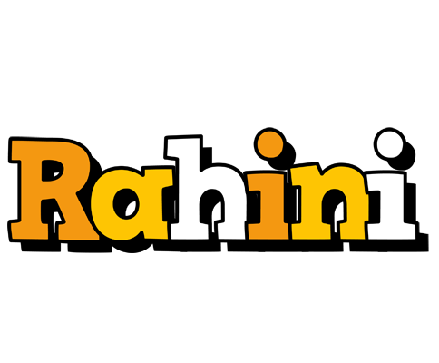 Rahini cartoon logo