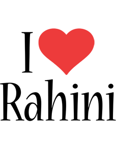 Rahini i-love logo